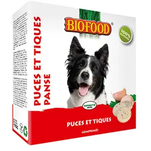BF Petfood Biofood Friandise Anti-Puces à la Panse pour Chien environ 55 Pièces pas cher