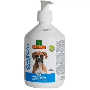 Comparateur de prix : BIOFOOD Omega + Probiotiques Vitamine pour Chien 1 Unité