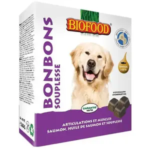 Comparateur de prix : Biofood BF Petfood Bonbons Souplesse Articulations et Muscles pour chien, 40 pièces
