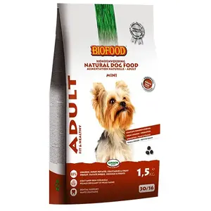 Biofood BF Petfood Mini Croquettes Petit Chien Adulte sans Céréales 1,5kg pas cher