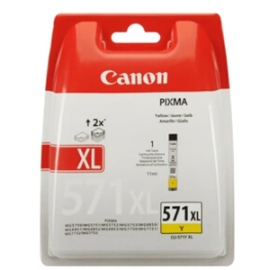 Comparateur de prix : CANON Cartouche d'encre CLI-571Y XL grande capacité Jaune (CLI571XL)