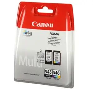 Canon Cartouche d'encre noire n°545 et cartouche d'encres couleurs N°545 pas cher