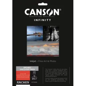 Canon Pack Découverte Canson ARCHES®, A4, 8 feuilles