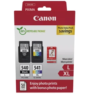 Comparateur de prix : Canon Cartouche d'encre originale PG-540L Noir + CL-541XL Couleur TU