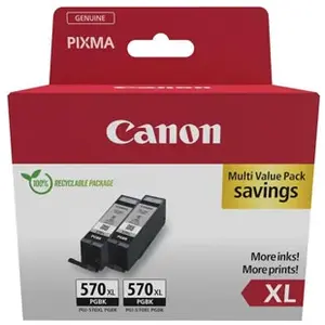 Comparateur de prix : Conso imprimantes - CANON - PGI-570XL - Noir / 500 pages 0318C010
