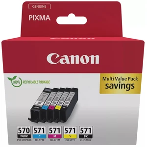 Comparateur de prix : Conso imprimantes - CANON - PGI-570 - Multipack N,C,M,J 0372C006