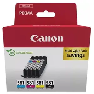 Comparateur de prix : Multipack de cartouches d'encre Canon CLI-581 BK/C/M/Y