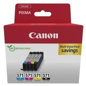 Comparateur de prix : Multipack cartouches d'encre - CANON - CLI-571 Noir/Cyan/Magenta/Jaune