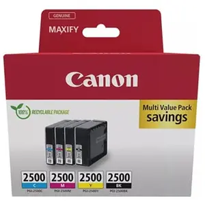 Comparateur de prix : Conso imprimantes - CANON - PGI-2500 - Multipack N,C,M,J 9290B006