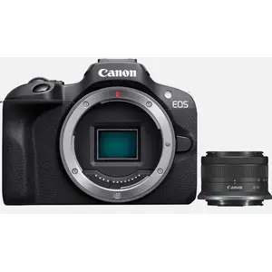 Appareil photo hybride Canon EOS R100 + objectif RF-S 18-45mm F4.5-6.3 IS STMVendu parrue-du-commerce