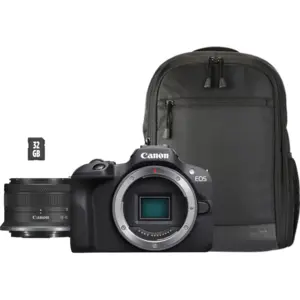 Appareil photo hybride Canon EOS R100 + RF-S 18-45mm F4.5-6.3 IS STM ... pas cher