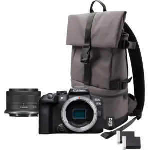 Appareil photo hybride Canon EOS R10 + RF-S 18-45mm F4.5-6.3 IS STM +... pas cher