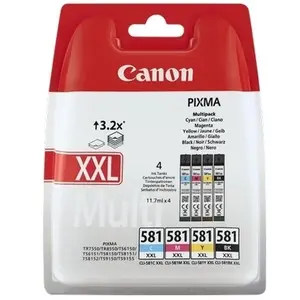 Comparateur de prix : Canon CLI581XXL Pack 4 cartouches Noir cyan magenta jaune (1998C005)