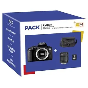 Pack Fnac Reflex Canon EOS 800D Noir + Objectif EF-S 18-135 mm f/3.5-5... pas cher