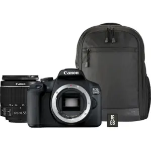Appareil photo Canon Appareil photo reflex EOS 2000D + objectif EF-S ... pas cher