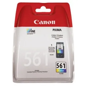Comparateur de prix : CANON Pack cartouches d'encre CL-561 Couleurs (Cyan + Magenta + Jaune)
