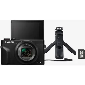 Kit de vlogging Canon Premium PowerShot G7 X Mark III, noir - Appareil photo numérique compact pas cher