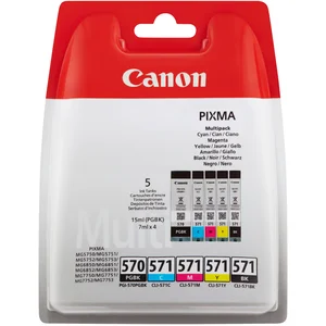 Comparateur de prix : Cartouche d'encre CANON PGI-570+CLI-571 noir+couleurs