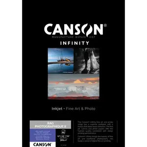 Papier mat Canson Infinity Rag Photographique II, 310 g/mÂ² A3+, 25 fe...