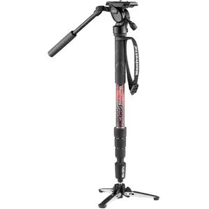 Kit monopode vidéo Element MII en aluminium avec rotule fluide de Manfrotto pas cher