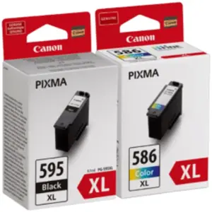 Canon PG-595XL / CL-586XL photo value pack - Noir + 3 couleurs - Carto... pas cher