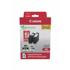 Canon PACK PG-595XL/CL-586XL PVP SEC +50F GP501 10x15 pas cher