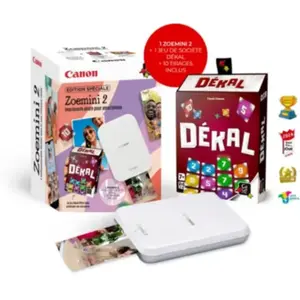 Imprimante photo portable CANON KIT Zoemini 2 summer 2026