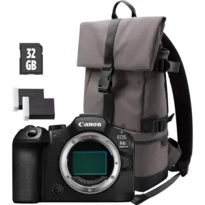 Appareil photo hybride Canon EOS R6 Mark III + sac à dos + carte SD + batterie supplémentaire