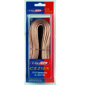 Caliber Câble haut-parleur - CS215X - 10m 2x 1,5 mm 10 x 1 x 1 mm Transparent pas cher