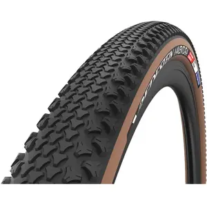 Comparateur de prix : Pneu Gravel Aventura 700x38 Tubeless Ready 120TPI Noir/Beige VREDESTEIN