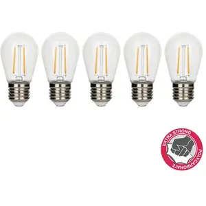 Bailey | 5x LED 5x Ampoule sphérique | E27 | 2W pas cher