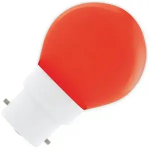 Bailey | LED Ampoule Sphérique | B22d | 1W (remplace 10W) Rouge pas cher