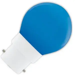 Bailey | LED Ampoule Sphérique | B22d | 1W (remplace 10W) Bleu pas cher
