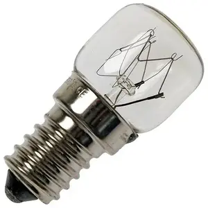 Merkloos / Sans marque Ampoule à Incandescence Tube Pour Four| Petite Culot E14 | 15W ClairVendu parampoulepascher