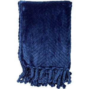 Dutch Decor Plaid Ziggy - Bleu 140x180 cm pas cher