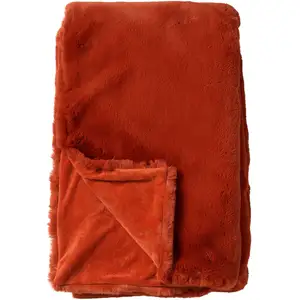 Dutch Decor Plaid Zinzi - Orange 140x180 cm pas cher