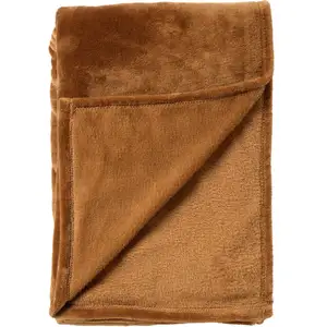 Dutch Decor Plaid Charlie - Marron 200x220 cm pas cher