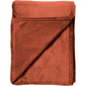 Dutch Decor Plaid Charlie - Orange 200x220 cm pas cher