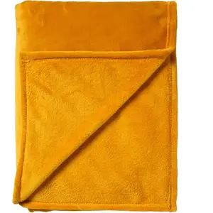 Dutch Decor Plaid Charlie - Jaune 200x220 cm pas cher