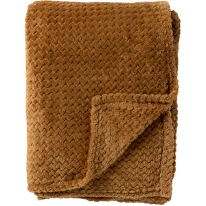 Dutch Decor Plaid Mara - Marron 150x200 cm pas cher