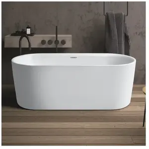 Riho Modesty Baignoire en îlot, ovale, B090001105, pas cher