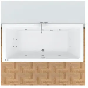 RIHO Lusso Baignoire balnéo rectangulaire, B036002005, pas cher
