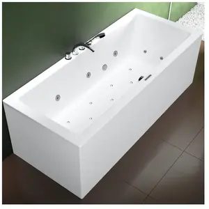 Riho Lusso Baignoire balnéo rectangulaire, B037004005, pas cher