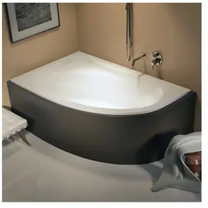 Grande baignoire acrylique RIHO d'angle droite LYRA 170x110 cm