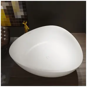 Comparateur de prix : Riho Oviedo Baignoire en îlot, ovale, B125001105,