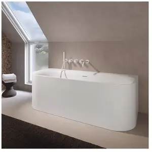 Riho Devotion Baignoire semi-îlot, avec tablier, B096001005,Vendu parreuter