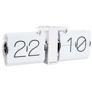 KARLSSON Horloge à poser Flip No Case - Hauteur 14 cm - PRESENT TIME TU pas cher