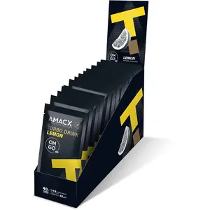 Comparateur de prix : Boisson énergétique Amacx Turbo Drink On the Go saveur citron (12x60g)