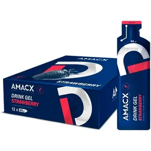Comparateur de prix : Amacx Boîte De Gels énergétiques Fraise 60ml 12 Unités One Size