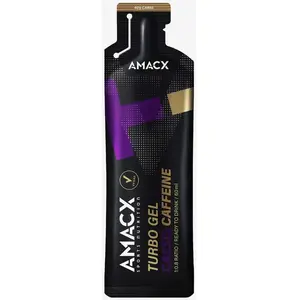 Comparateur de prix : Gel énergétique Amacx Turbo Gel 60 g avec caféine goût cassis (12 unités)